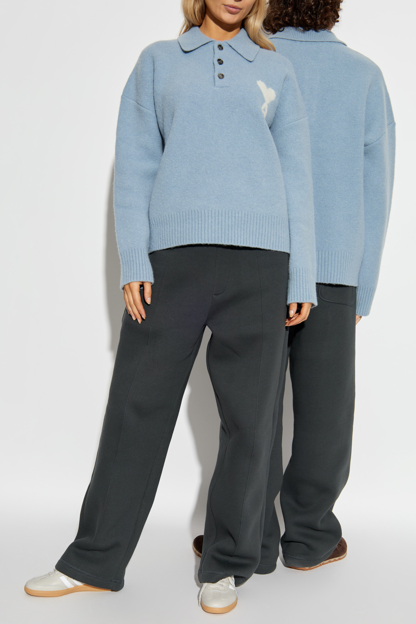 Ami Alexandre Mattiussi Sweater with logo | Men's | Vitkac
